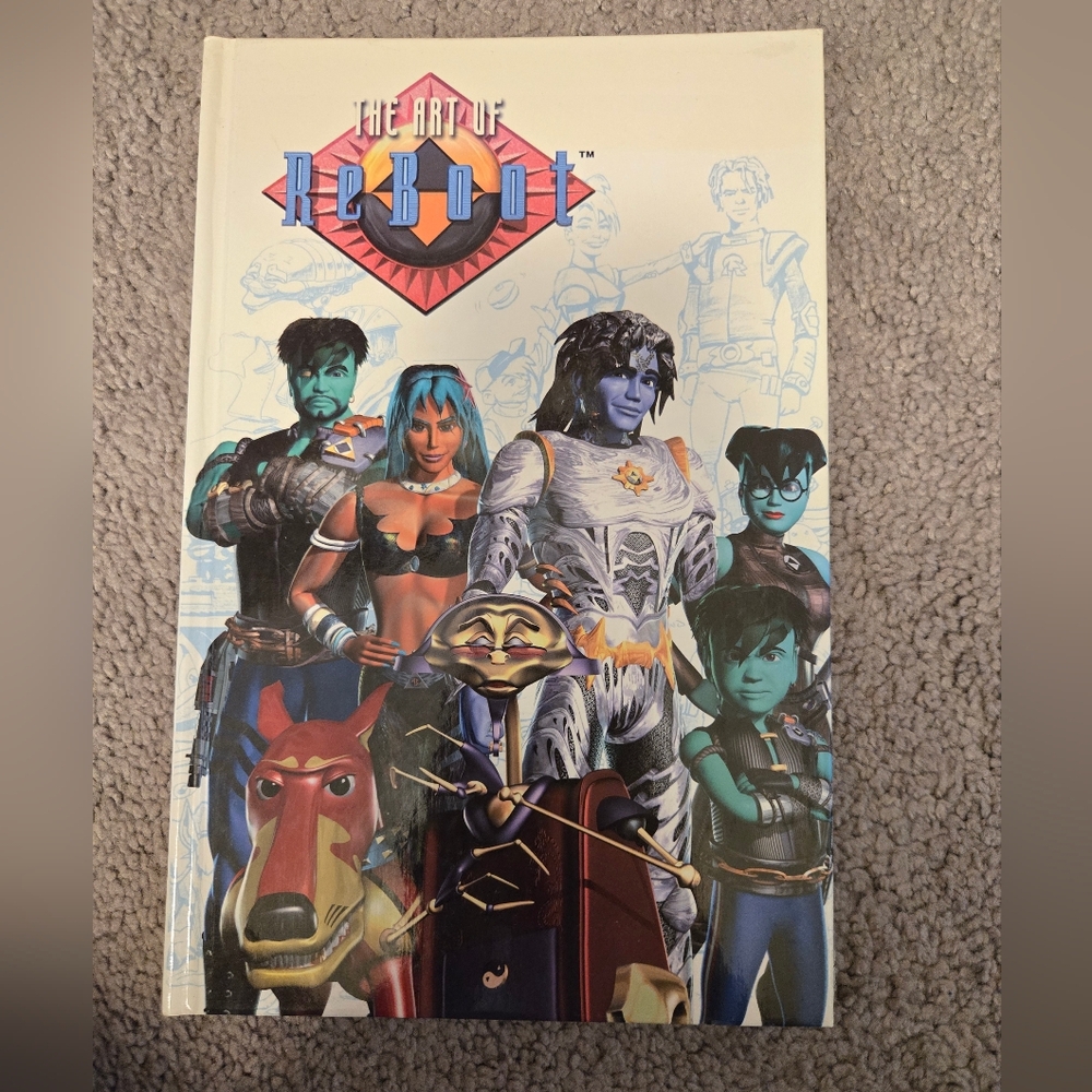 The Art of ReBoot Hardcover Art Book - Rare